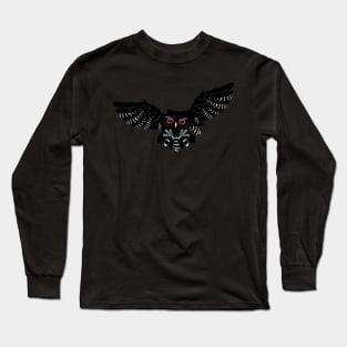 Black Owl Long Sleeve T-Shirt